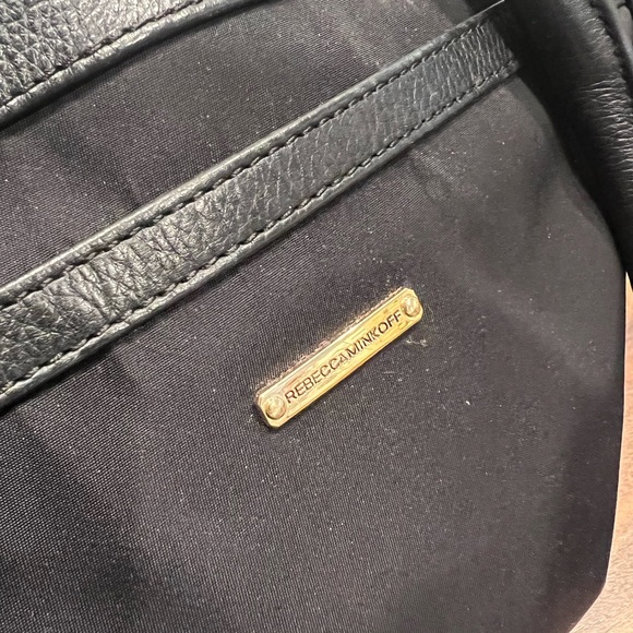 Rebecca Minkoff Baby Diaper Bag Black Gold Purse Knocked Up Collection - Picture 14 of 16